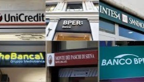 LE BANCHE ITALIANE AI MASSIMI